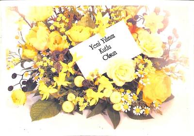 Yılbaşı (Yeniyıl) Temalı Tebrik Kartı Kartpostal KRT11963 - 1