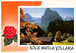 Yılbaşı (Yeniyıl) Temalı Tebrik Kartı Kartpostal KRT11964 - Gökçekoleksiyon