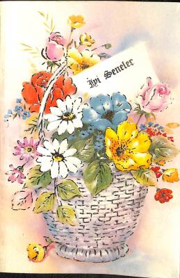 Yılbaşı (Yeniyıl) Temalı Yaldızlı Kartpostal KRT14190 - 1