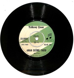 Yıldıray Çınar – Alnıma Yazılmış Bir Büyük Ferman & Aman Değme Tabip (Maya) Plak PLK26765 - 2