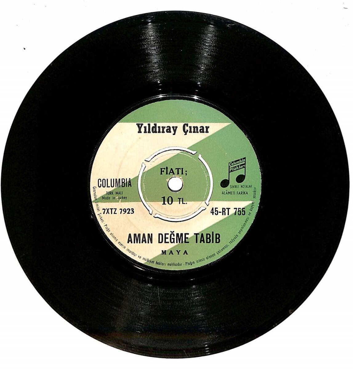 Yıldıray Çınar – Alnıma Yazılmış Bir Büyük Ferman & Aman Değme Tabip (Maya) Plak PLK26765 - 2