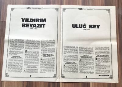 Yıldırım Beyazıt - Uluğ Bey Büyük Boy Poster GZ119357 - 2