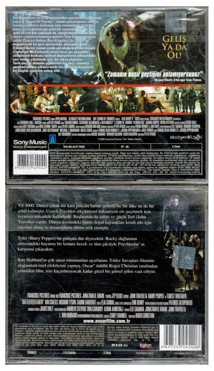 Yıldırım Hızı Savaşçı Gezegeni Geri Alın - 2 Adet VCD Film VCD998 - 2