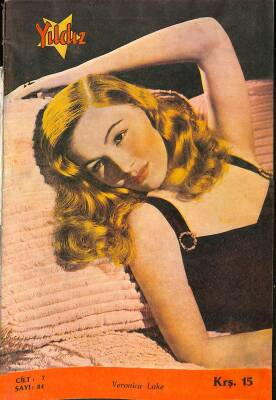 Yıldız Dergisi Sayı 84 15 Haziran 1942 - Vivien Leigh - Kapak Veronica Lake - Joan Bennett Posteri NDR67695 - 1