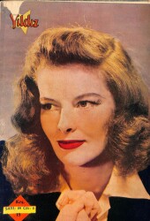 Yıldız Dergisi Sayı 89 Cilt 8 1 Eylül 1942 - Wolf Albach Retty Posteri - Kapak Katherine Hepburn - NDR67689 - Gökçekoleksiyon