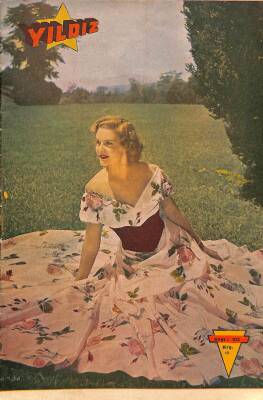 Yıldız Dergisi Sayı102 1 Mayıs 1943 - Lana Turner Poster, Necdet Demir, Deanna Durbin, Honky Tonk NDR67754 - 2