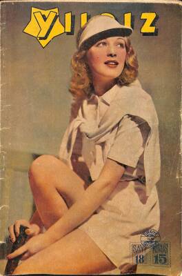 Yıldız Dergisi Sayı18 15 Temmuz 1939 - Ursula Deinert, Lupe Velez, Greta Garbo, Frank Capra, Don Ameche NDR67763 - 1