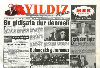 Yıldız Gazetesi 24 Şubat 2012 - İsrail , AB , ABD Aşkı Ne Kadar Sürecek GZ113056 - 1