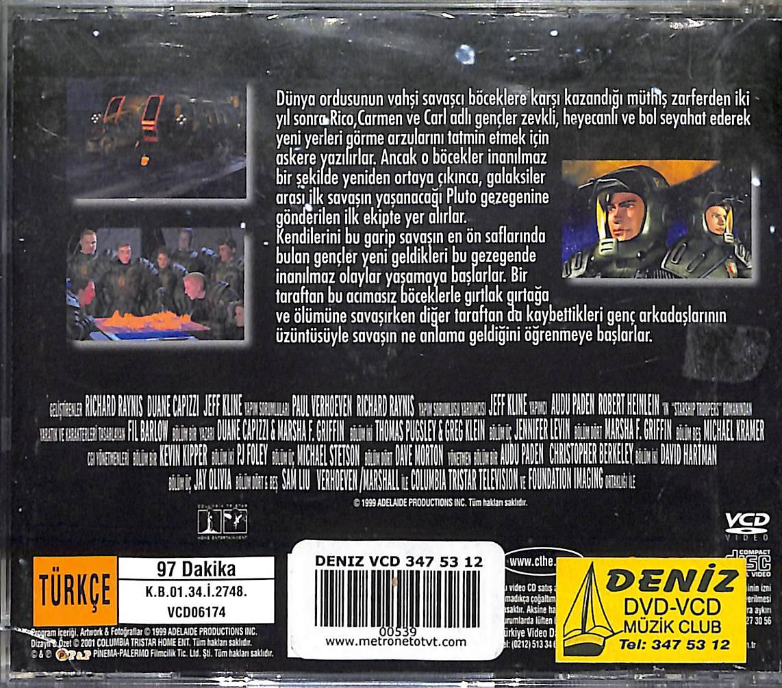 Yıldız Gemisi Askerleri - Pluto Seferi Orjinal VCD Film ' Starship Troopers ' VCD28026 - 2