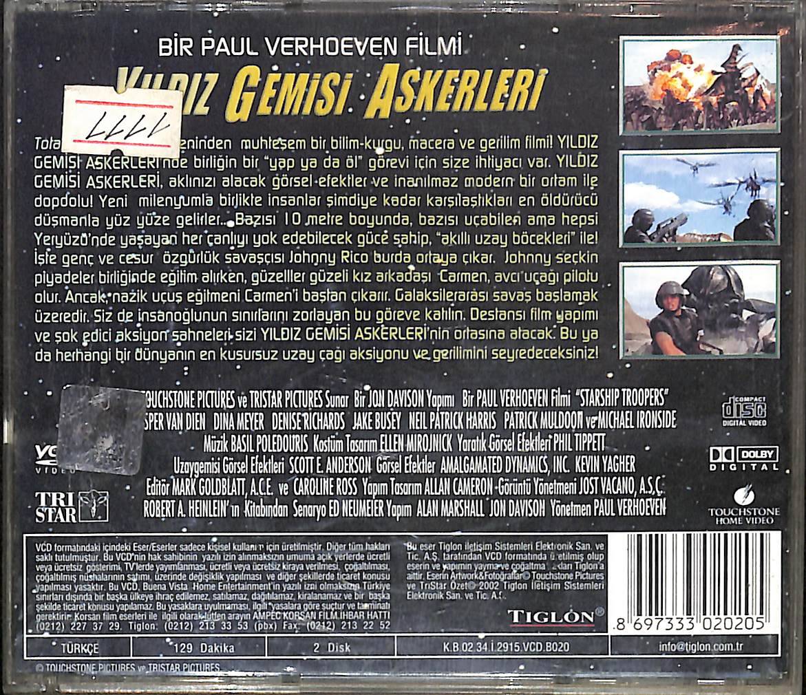 Yıldız Gemisi Askerleri - Starship Troopers (1997) VCD Film (İkinci El) VCD27862 - 2