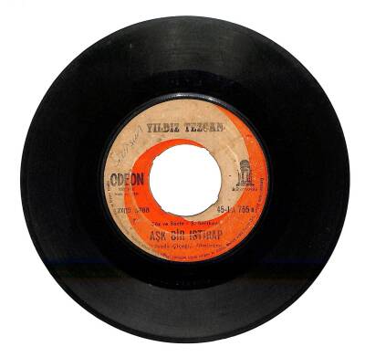 Yıldız Tezcan - Aşk Bir Istırap / Kader Gülmez Yüzüme Plak (10/6) PLK21408 - 1