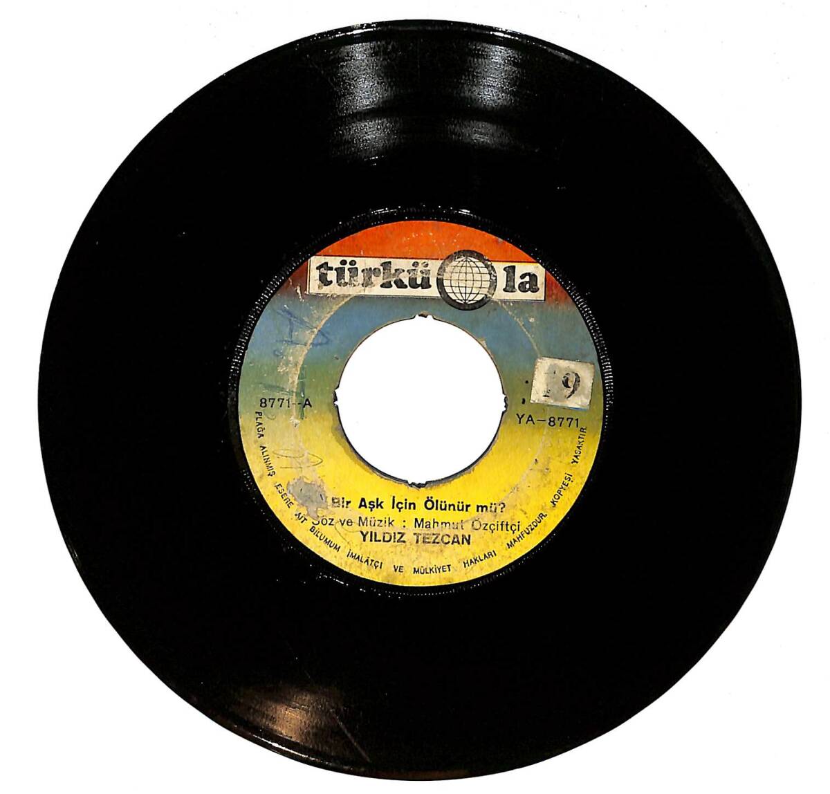 Yıldız Tezcan – Bir Aşk İçin Ölünür Mü & Ne Güzel Yaratmış Seni Yaradan Plak (10/6.5) PLK26912 - 2