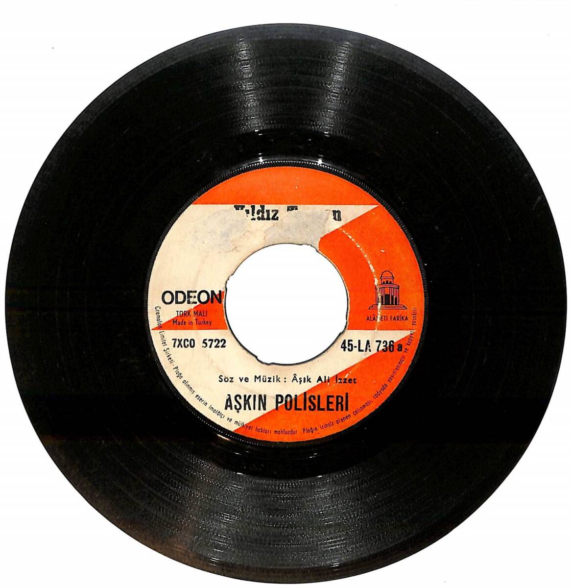 Yıldız Tezcan - Mühür gözlüm / Aşkın polisleri PLAK (10/6.5) PLK26103 - 1