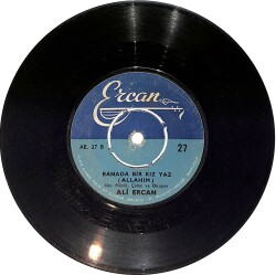 Ali Ercan - Zeynebim Almanyanın Yolunu Tuttun - Banada Bir Kız Yaz ( Allah'ım ) PLAK (10/6) PLK24811 - Gökçekoleksiyon