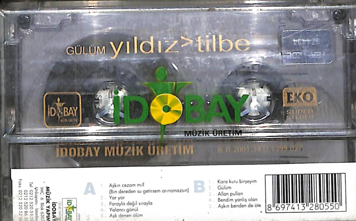 Yıldız Tilbe – Gülüm Orijinal Kaset (İkinci El) * İdobay Müzik - 2001 * KST31179 - 2