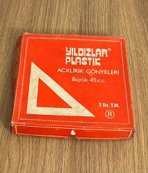 Yıldızlar Plastik Büyük Boy 45cc'lik Gönye. .AOB4831 - 4