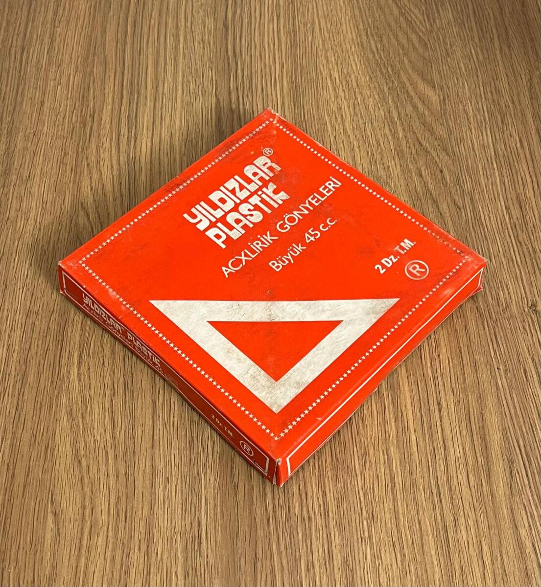 Yıldızlar Plastik Büyük Boy 45cc′lik Gönye Tam Dolu Kutu AOB4830 - 2