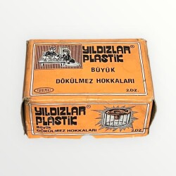 Yıldızlar Plastik Büyük Dökülmez Hokkaları 1990s Tam Dolu Kutu AOB4968 - Gökçekoleksiyon