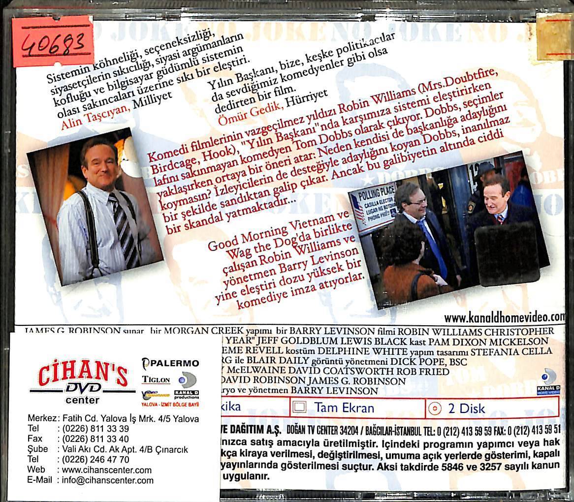 Yılın Başkanı (Robin Williams) VCD Film VCD14001 - 2
