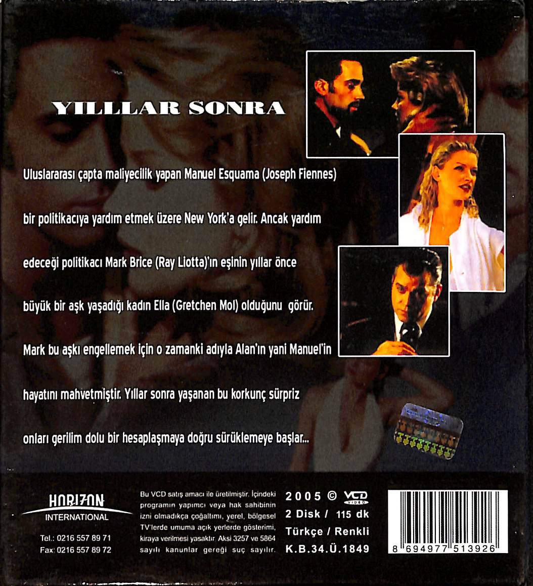 Yıllar Sonra VCD Film VCD27436 - 2