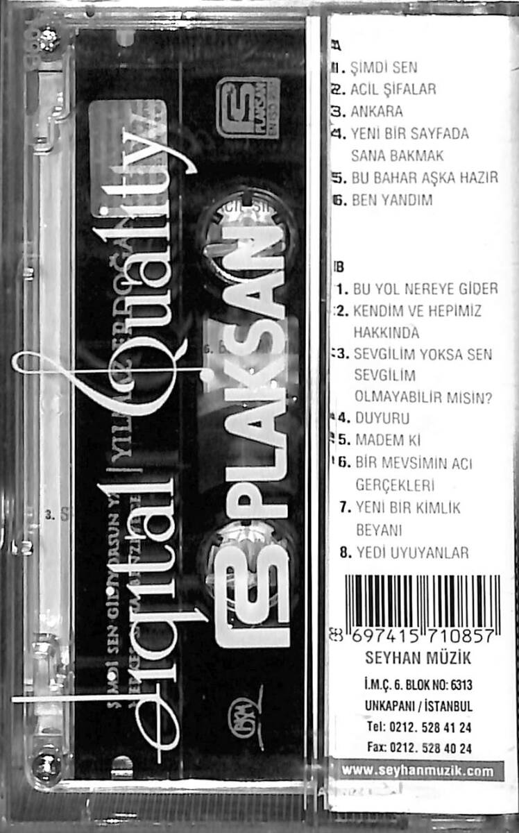 Yılmaz Erdoğan - Şimdi Sen Gidiyorsun Ya Herkes Sana Benzeyecek Kaset (Sıfır) KST28119 - 2