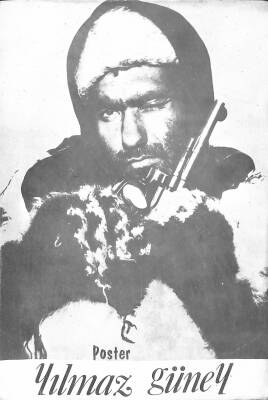 Yılmaz Güney Siyah-Beyaz Orta Boy Kartpostal KRT18693 - 1