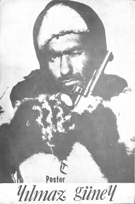 Yılmaz Güney Siyah-Beyaz Orta Boy Kartpostal KRT18917 - 1