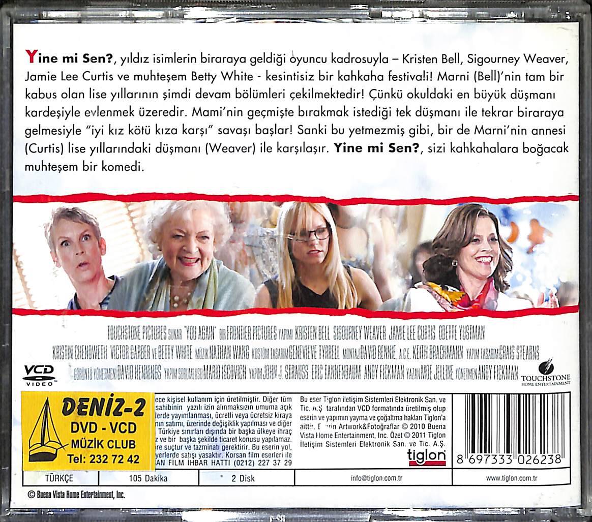 Yine mi Sen? - You Agaın VCD Film ' Kristen Bell,Sigourney Weaver,Jamie Lee Curtis ' VCD27916 - 2