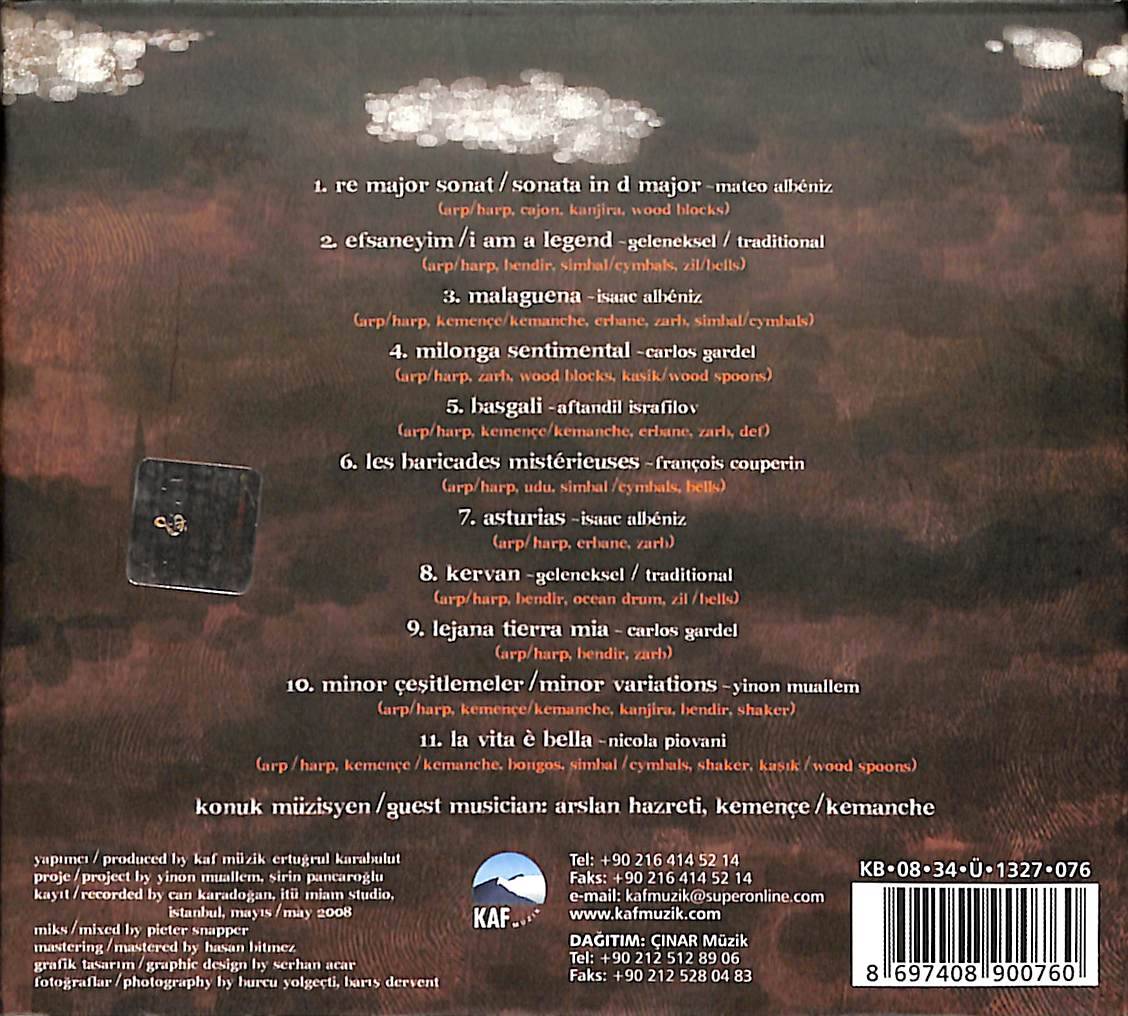 Yinon Muallem, Şirin Pancaroğlu - Telveten CD (İkinci El) CD4925 - 3