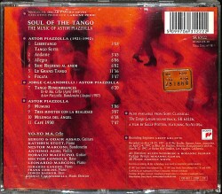 Yo-Yo Ma, Astor Piazzolla - Soul Of The Tango CD (İkinci El) CD5483 - 2