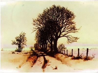 Yol Manzarası Kartpostal KRT11562 - 1