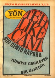 Yön Haftalık Gazete 1 Ekim 1965 - Gerileyen Ekonomide Enflasyon GZ157682 - Gökçekoleksiyon