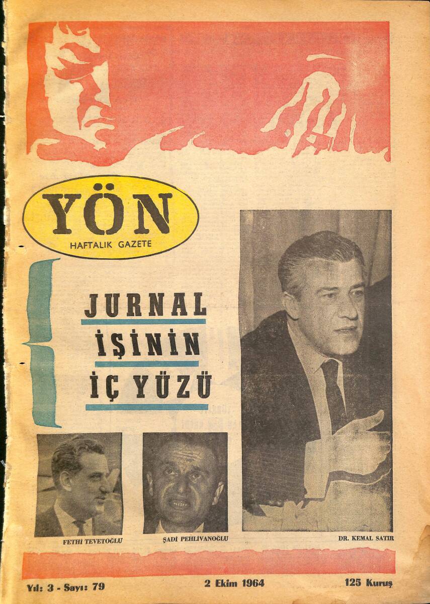 Yön Haftalık Gazete 2 Ekim 1964 - İnce Memed Filme Çekiliyor GZ157677 - 1