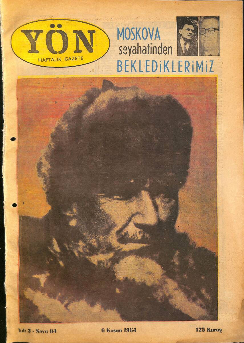 Yön Haftalık Gazete 6 Kasım 1964 - Milliyetçiliğin Yeniden Uyanışı GZ157674 - 1