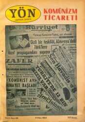 Yön Haftalık Gazete 9 Ekim 1964 - Amerika Keban'a Hayır Dedi GZ157676 - Gökçekoleksiyon
