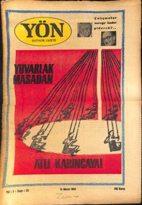 Yön Haftalık Gazete Gazetesi 14 Mayıs 1962 - İlhan Selçuk Şah Bizimkilere Ders Versin !.. GZ115643 - 1