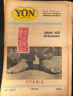 Yön Haftalık Gazete Gazetesi 9 Mayıs 1962 - E. Alican İle Konuşma GZ115642 - 1