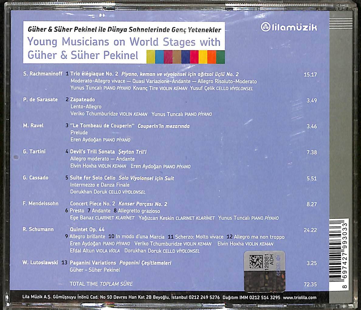 Young Musicians on World Stages with Güher and Süher Pekinel CD + DVD CD (İkinci El) CD4837 - 2