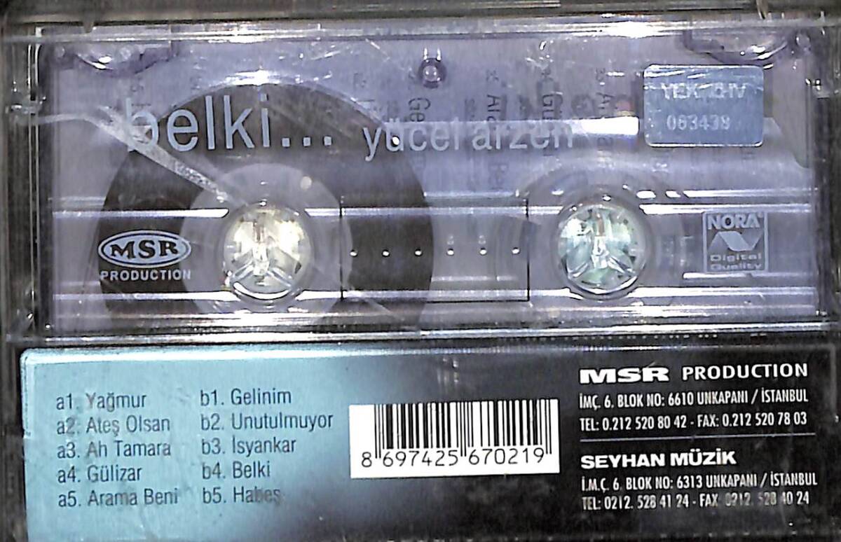 Yücel Arzen – Belki Orijinal Kaset (İkinci El) *Seyhan Müzik - 2003* KST29950 - 2