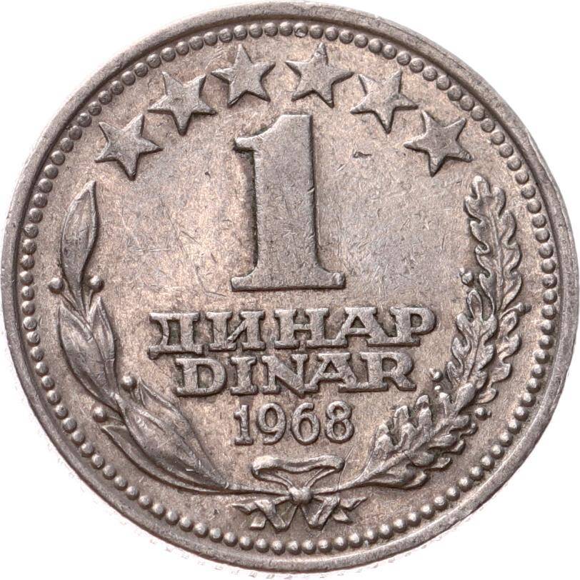 Yugoslavya 1 Dinar (1968) - ÇA YMP11305 - 1