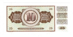 Yugoslavya 10 Dinara 1968 ÇİL YKP8286 - 2