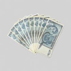 Yugoslavya 100 Dinara 10 Adet ÇT YKP8046 - 1