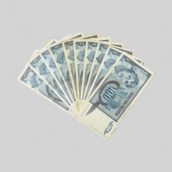 Yugoslavya 100 Dinara 10 Adet ÇT YKP8047 - 1