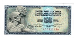 Yugoslavya 50 Dinara 1968 ÇİL YKP8415 - 3