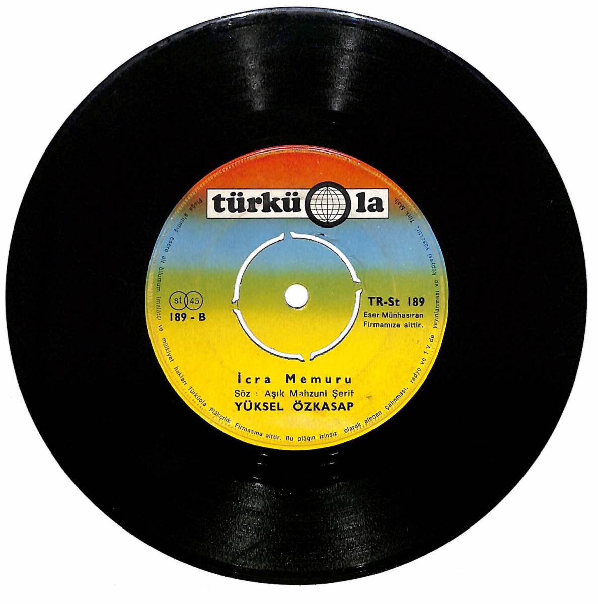 Yüksel Özkasap – Memo & İcra Memuru 45′lik Plak (10/7.5) PLK27455 - 2