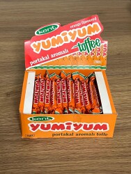 YUMİYUM (KENT ) 1990s Çilek Aromalı Toffe. 100Ad .Dolu Kutu# SKZ2047 - 3