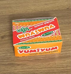 YUMİYUM (KENT ) 1990s Çilek Aromalı Toffe. 100Ad .Dolu Kutu# SKZ2047 - 4