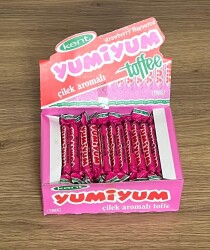 YUMİYUM (KENT ) 1990s Portakal Aromalı Toffe. 100Ad .Dolu Kutu# SKZ2048 - 2