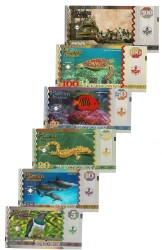 Pitcairn Adaları ''FANTAZİ PARA SETİ (POLİMER)''' Açıklamayı Okuyunuz! YKP8535 - 2