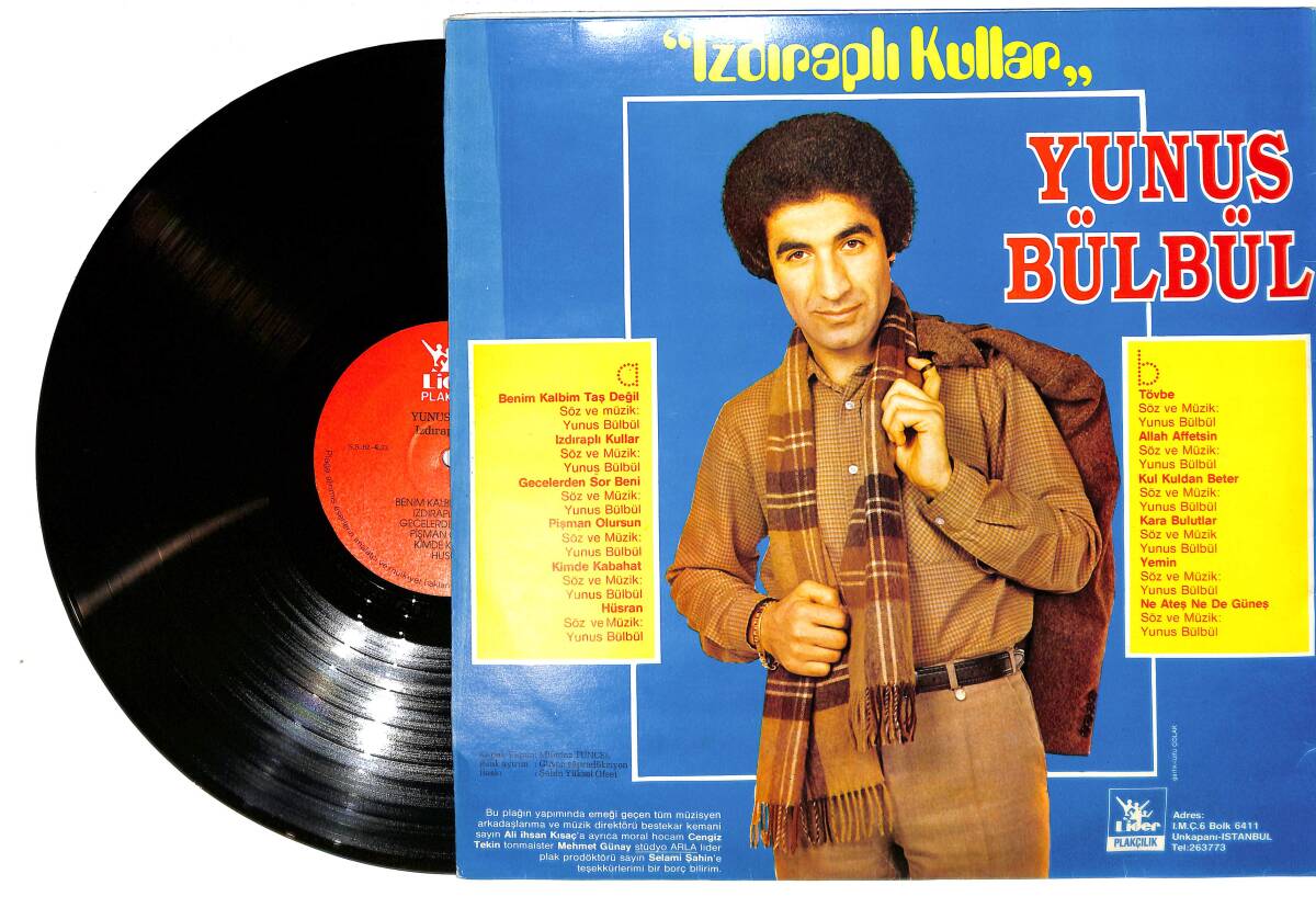 Yunus Bülbül – Izdıraplı Kullar LP PLAK (10/9) - EX / Excellent (VG++) PLK26463 - 2